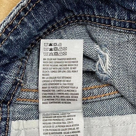 American Eagle Vest Small Blue Denim Jean Vest - Picture 6 of 6